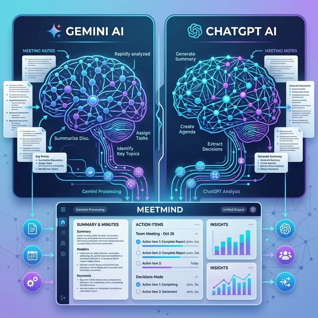 Gemini vs. ChatGPT for Meeting Notes: Architectural & Extraction Trade-offs (2026)